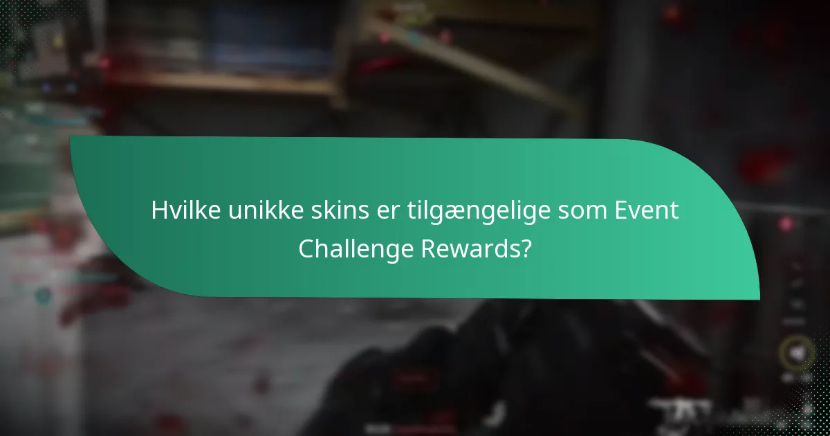 Hvilke operatørgenstande kan spillere låse op gennem Event Challenges?