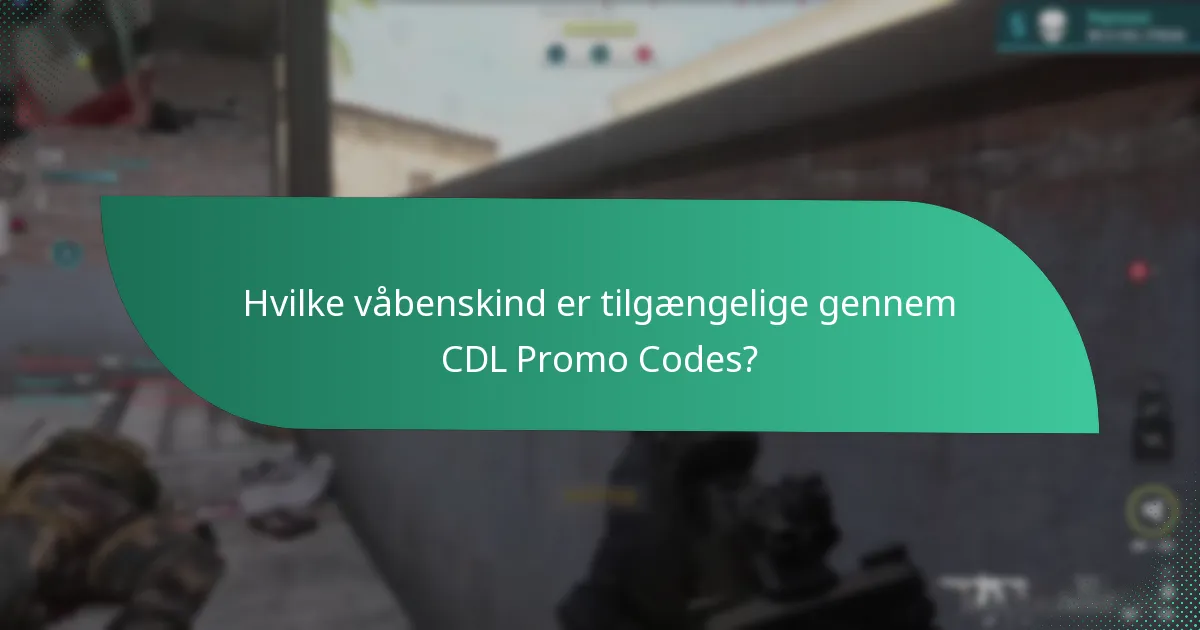 Hvilke vedhæftninger kan låses op med CDL Promo Codes?
